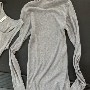 Women’s Victoria Secret T Shop Matching Turtleneck and Tank Top